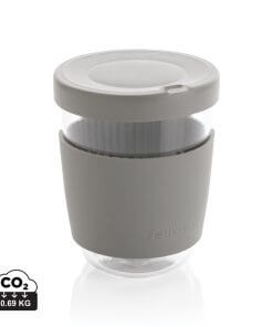 Ukiyo borosilicate glass with silicone lid and sleeve