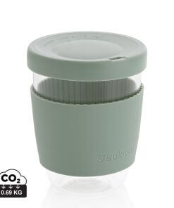 Ukiyo borosilicate glass with silicone lid and sleeve