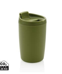 GRS Recycled PP tumbler with flip lid