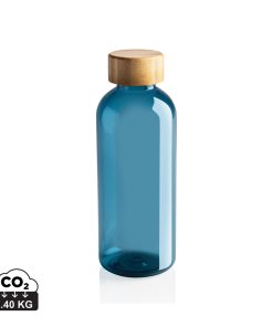 GRS RPET bottle with bamboo lid