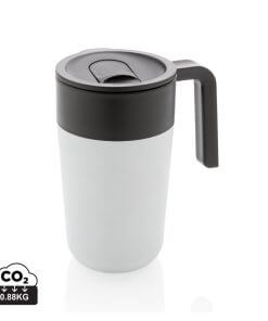 GRS Recycled PP and SS mug with handle