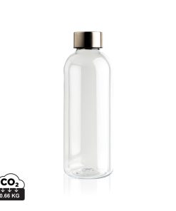 Leakproof water bottle with metallic lid