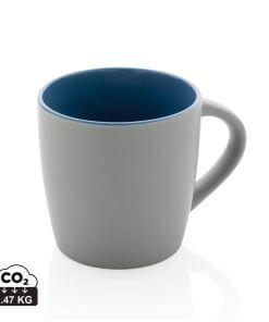 Ceramic mug with coloured inner