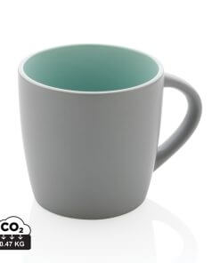 Ceramic mug with coloured inner