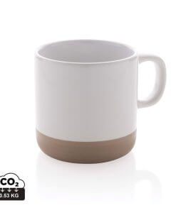 Glazed ceramic mug