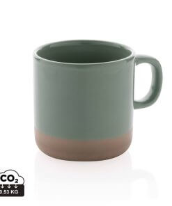 Glazed ceramic mug