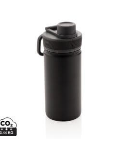 Vacuum stainless steel bottle with sports lid 550ml