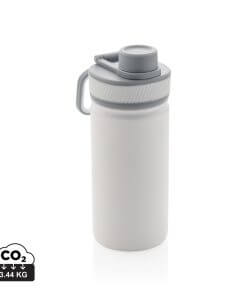 Vacuum stainless steel bottle with sports lid 550ml