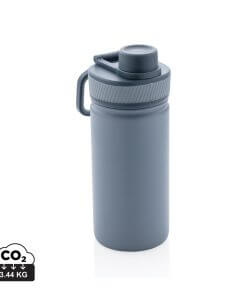 Vacuum stainless steel bottle with sports lid 550ml