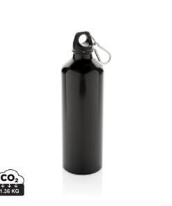 XL aluminium waterbottle with carabiner