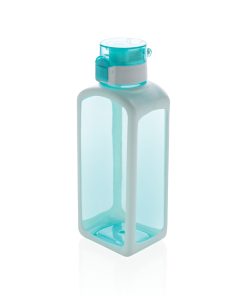 Squared lockable leak proof tritan water bottle