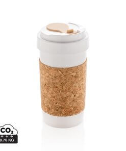 PLA 400ml can with cork sleeve