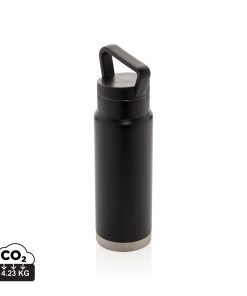 Leakproof vacuum on-the-go bottle with handle