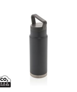 Leakproof vacuum on-the-go bottle with handle