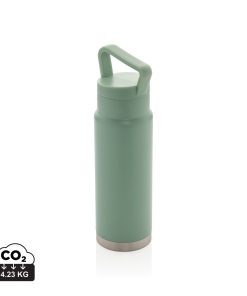 Leakproof vacuum on-the-go bottle with handle