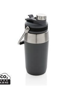 Vacuum stainless steel dual function lid bottle 500ml