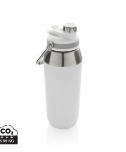 Vacuum stainless steel dual function lid bottle 1L