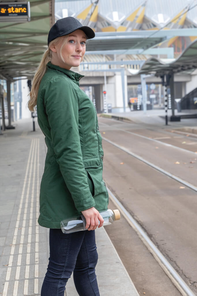 Impact 6 panel 280gr Recycled cotton cap with AWARE™ tracer - Image 11