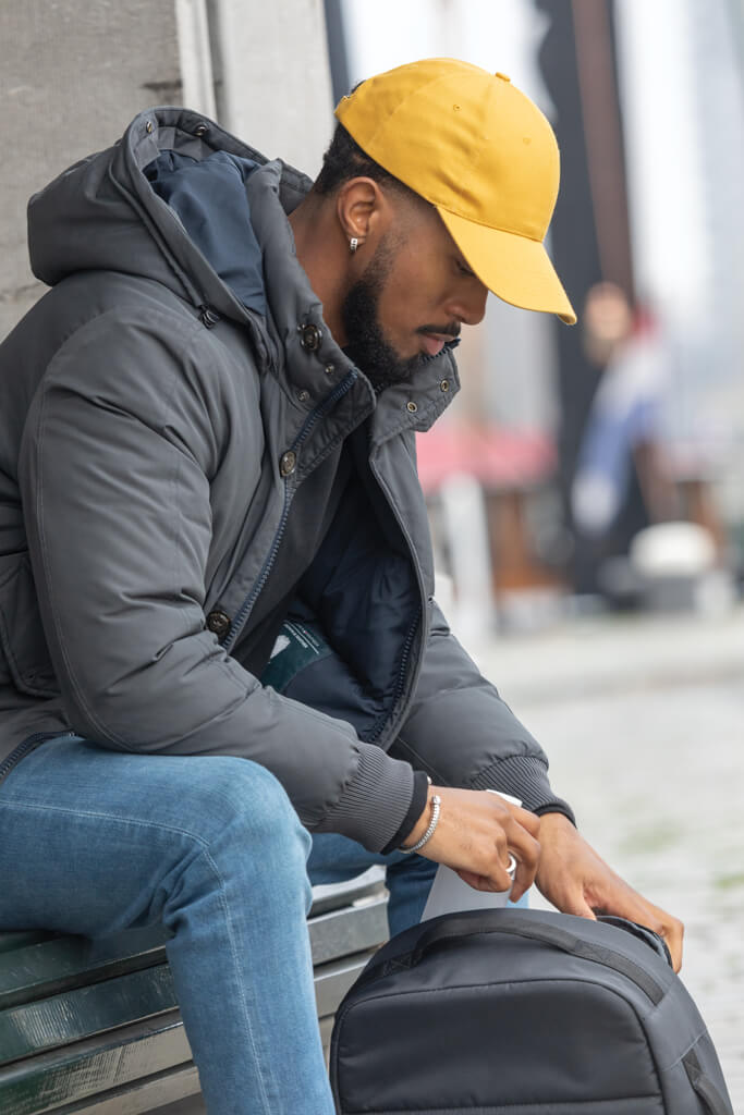 Impact 6 panel 280gr Recycled cotton cap with AWARE™ tracer - Image 64