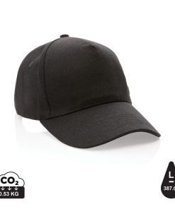 Impact 5panel 280gr Recycled cotton cap with AWARE™ tracer