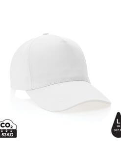 Impact 5panel 280gr Recycled cotton cap with AWARE™ tracer