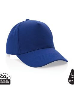 Impact 5panel 280gr Recycled cotton cap with AWARE™ tracer