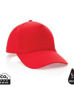 Impact 5 panel 190gr Recycled cotton cap with AWARE™ tracer