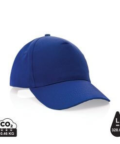 Impact 5 panel 190gr Recycled cotton cap with AWARE™ tracer