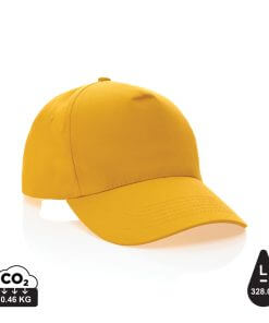 Impact 5 panel 190gr Recycled cotton cap with AWARE™ tracer