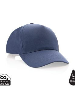 Impact 5 panel 190gr Recycled cotton cap with AWARE™ tracer