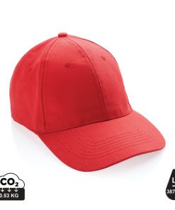 Impact 6 panel 280gr Recycled cotton cap with AWARE™ tracer