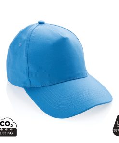 Impact 5panel 280gr Recycled cotton cap with AWARE™ tracer