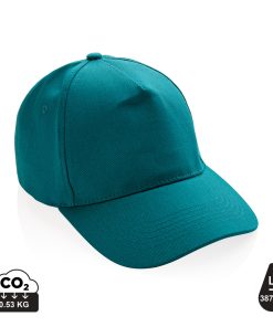 Impact 5panel 280gr Recycled cotton cap with AWARE™ tracer