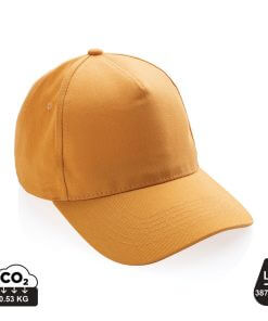 Impact 5panel 280gr Recycled cotton cap with AWARE™ tracer