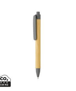 Write responsible recycled paper barrel pen