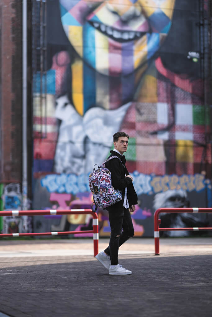 Bobby Soft "Art", anti-theft backpack - Image 93