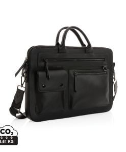 Swiss Peak GRS recycled PU 14 inch laptop bag
