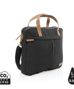 Impact AWARE™ 16 oz. recycled canvas laptop bag