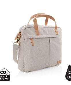 Impact AWARE™ 16 oz. recycled canvas laptop bag