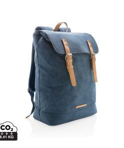 Canvas laptop backpack PVC free