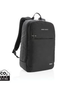 Swiss Peak laptop backpack with UV-C steriliser pocket