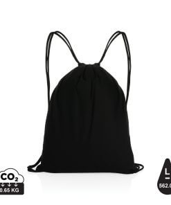 Impact AWARE™ Recycled cotton drawstring backpack 145g