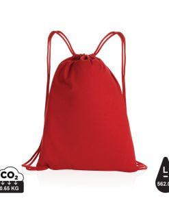 Impact AWARE™ Recycled cotton drawstring backpack 145g