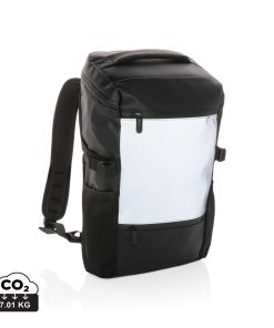 PU high visibility easy access 15.6" laptop backpack