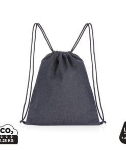 Impact AWARE™ recycled denim drawstring backpack