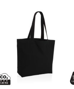 Impact Aware™ 240 gsm rcanvas shopper w/pocket undyed