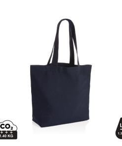 Impact Aware™ 240 gsm rcanvas shopper w/pocket undyed