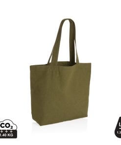 Impact Aware™ 240 gsm rcanvas shopper w/pocket undyed