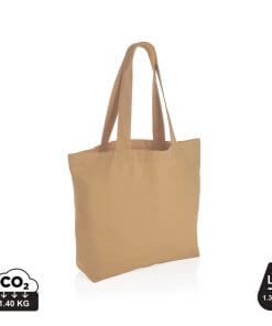 Impact Aware™ 240 gsm rcanvas shopper w/pocket undyed