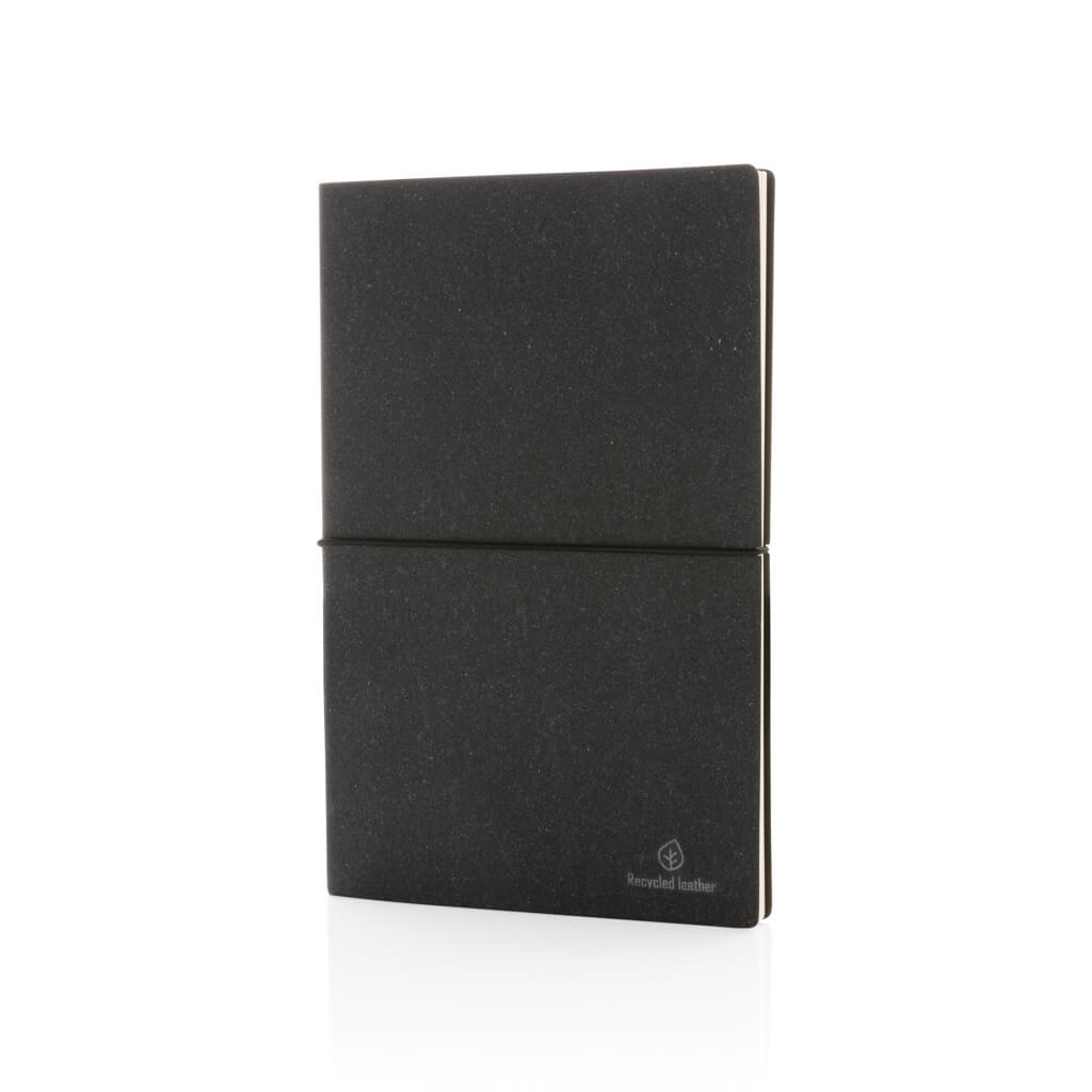 A5 recycled leather notebook - Image 2